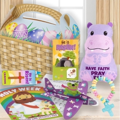 Easter He Lives Gift Pack with Plush